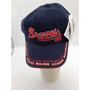 VINTAGE ATLANTA BRAVES‎ OG LOGO MLB ANNCO STRAPBACK CAP